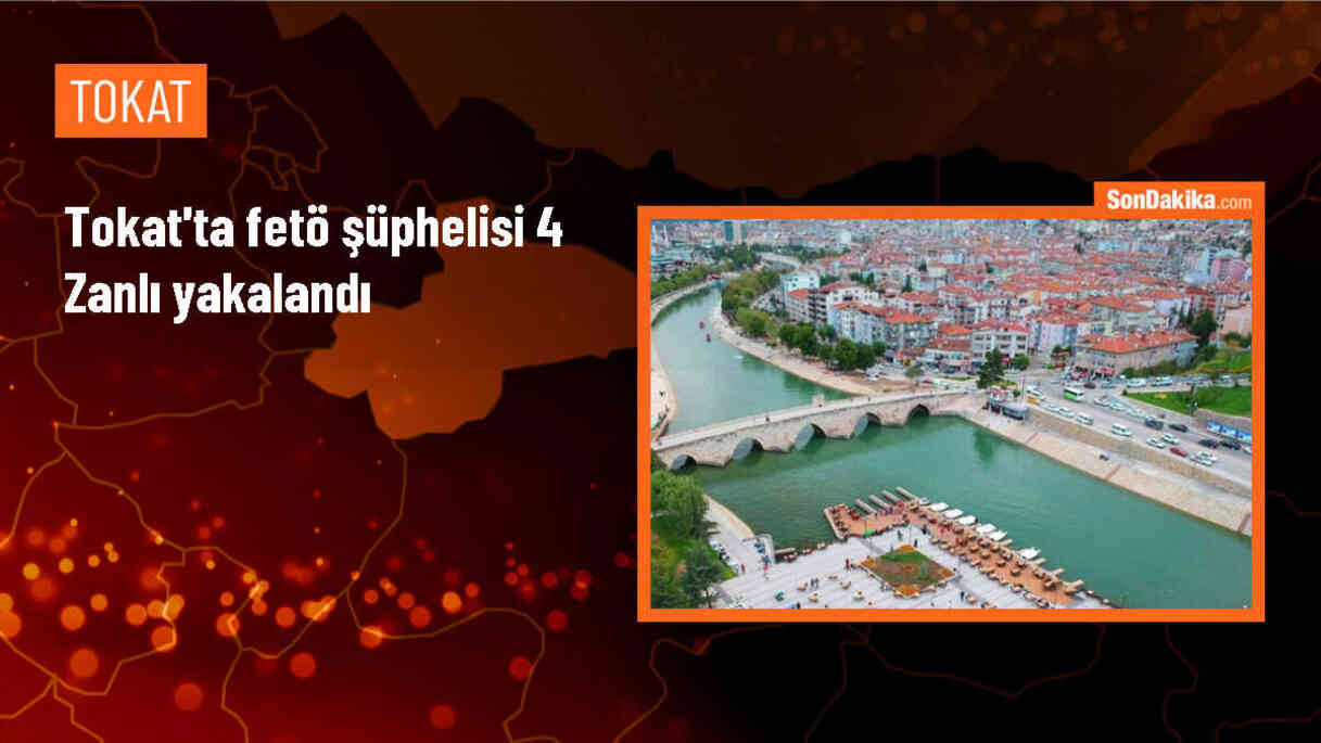 Tokat\'ta FETÖ operasyonunda 4 kişi gözaltına alındı
