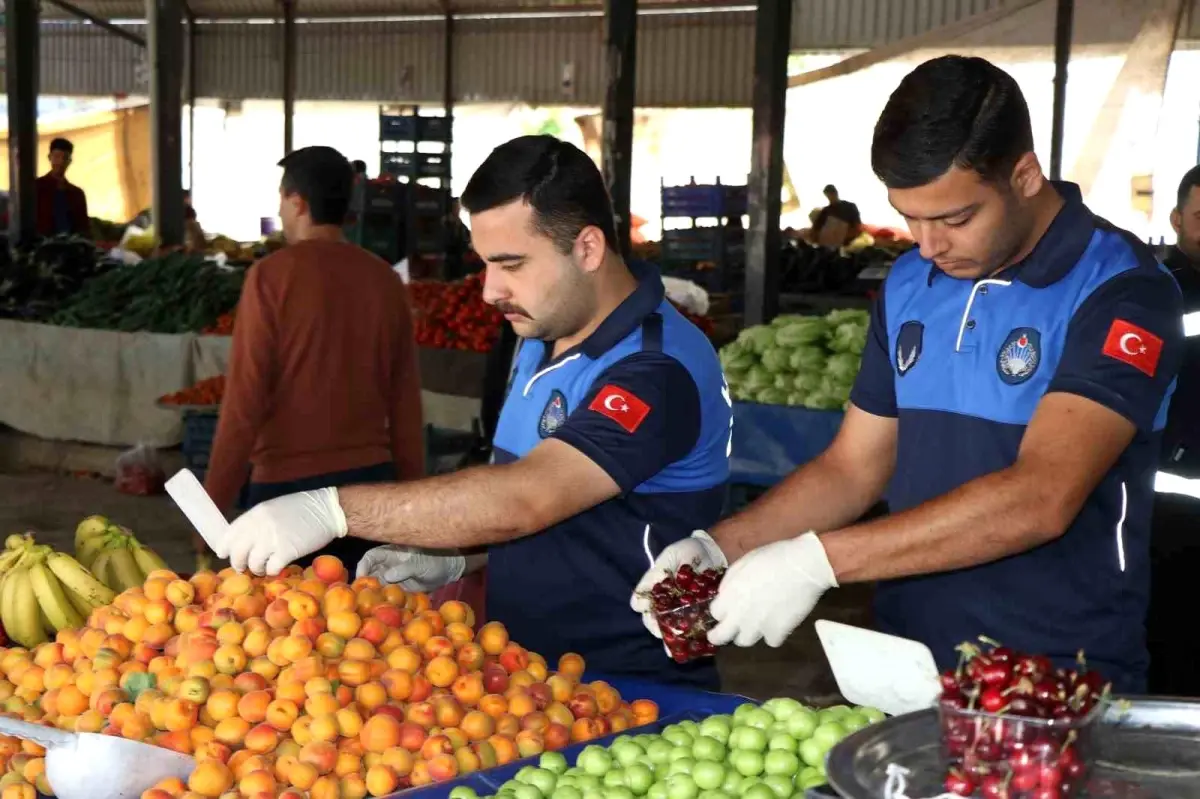 Haliliye Belediyesi Zabıta Müdürlüğü Pazar Yerlerini Denetliyor