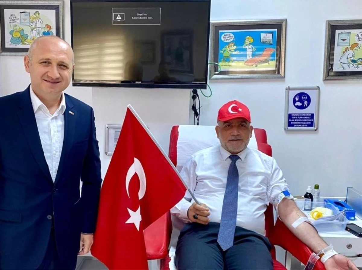 Canik Belediye Başkanı İbrahim Sandıkçı, Kan Bağışı Konusunda Farkındalık Oluşturuyor