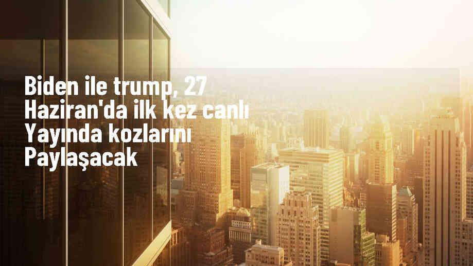 ABD Başkanlık Seçimleri İçin Biden ve Trump Arasındaki İlk Canlı Yayın Tartışması Tarihleri Belli Oldu