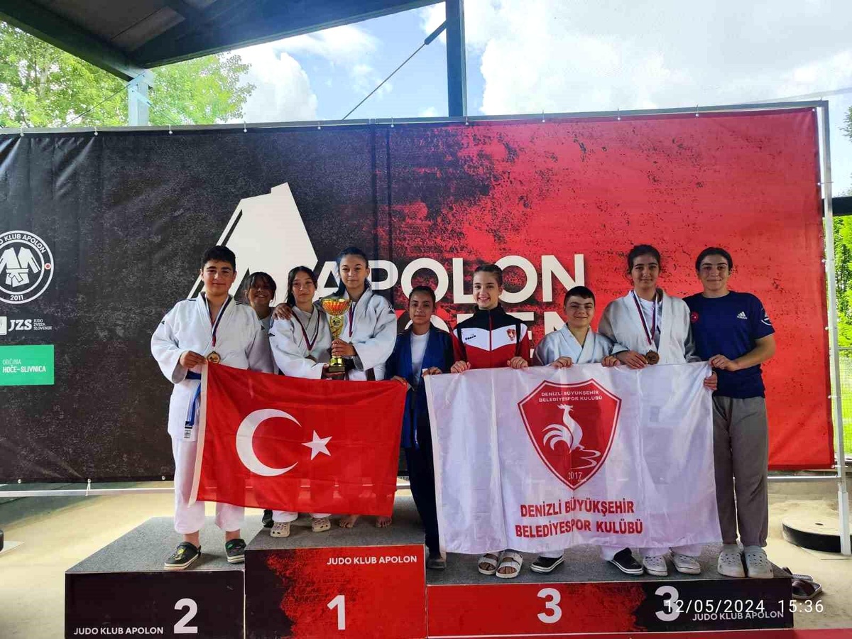 Denizli Büyükşehir Belediyespor Judo Takımı Slovenya\'da 3\'ncü oldu