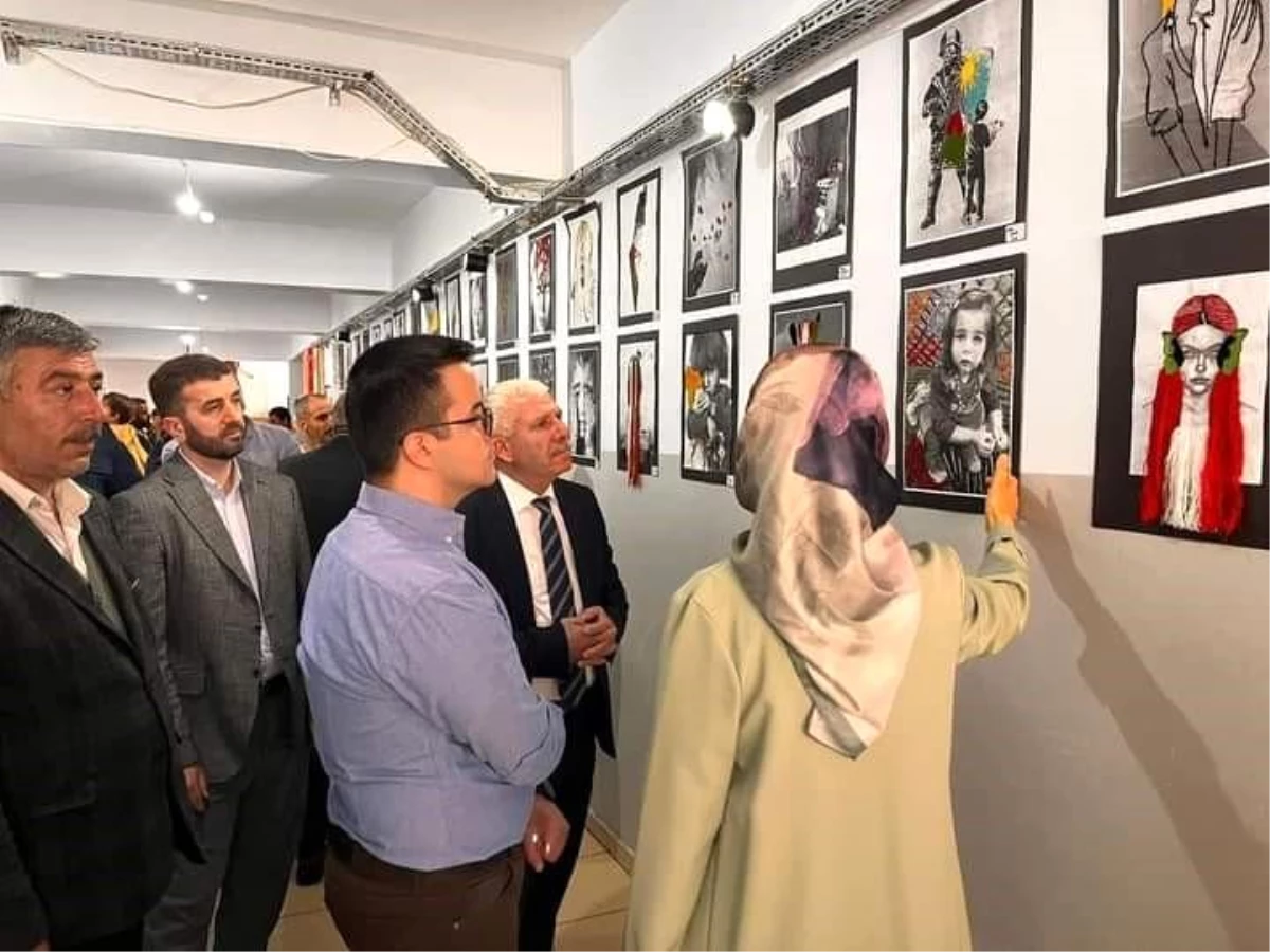Diyarbakır\'da Filistin temalı Görsel Sanatlar Sergisi açıldı