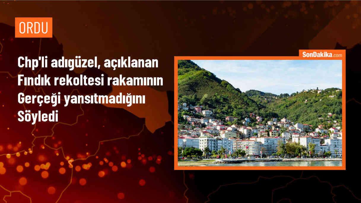 CHP\'li Adıgüzel: Fındık rekoltesi rakamları şişirilerek fiyat düşürülüyor