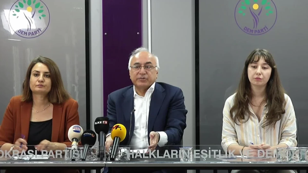 DEM Parti Hukuk Komisyonu, Kobani Davası için serbest bırakılma çağrısı yapıyor