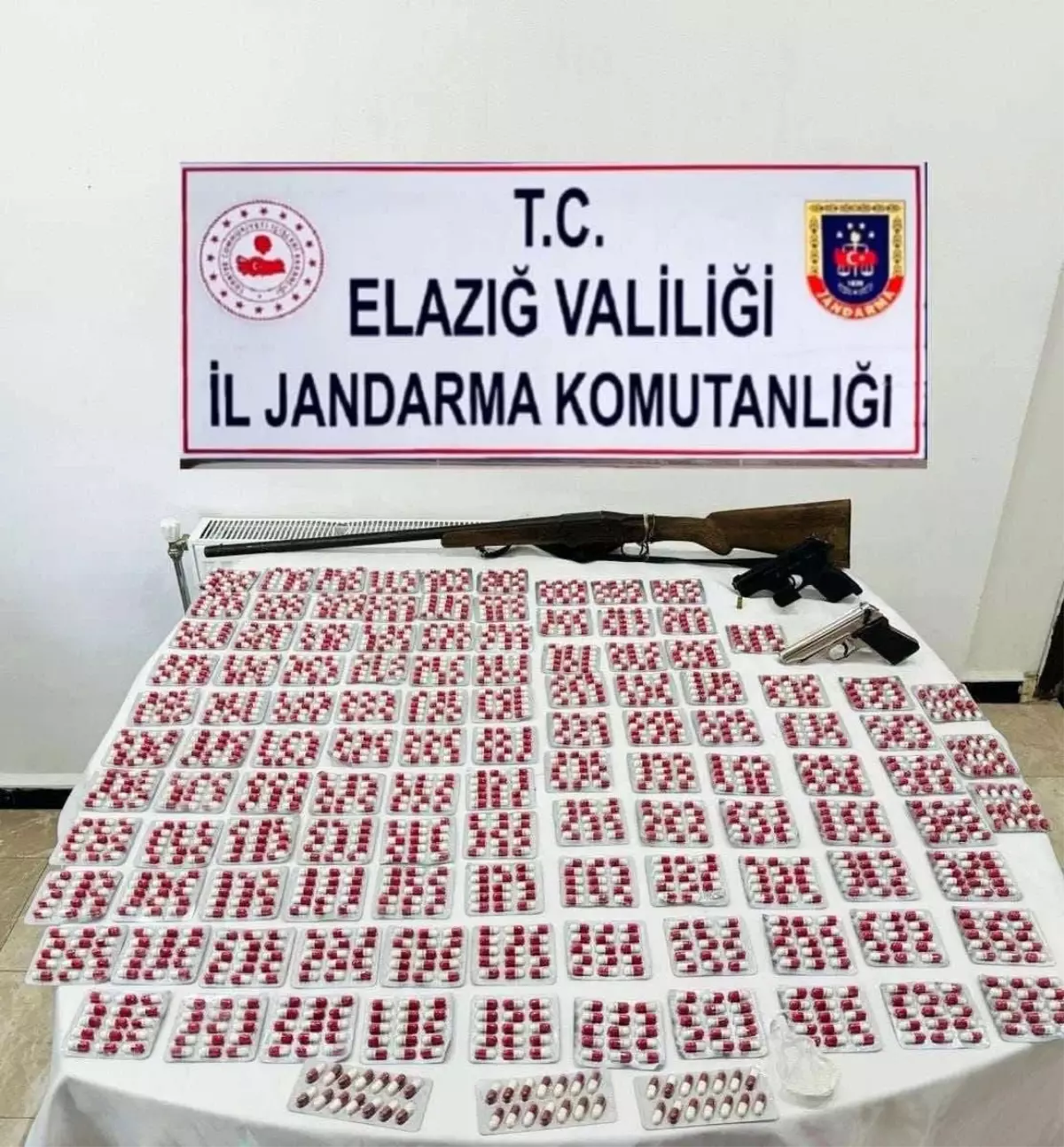 Elazığ\'da 2 Bin 751 Adet Sentetik Ecza Hap Ele Geçirildi