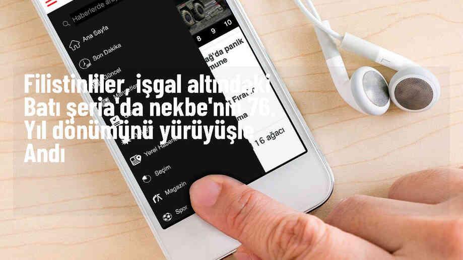 Filistinliler Nekbe\'yi Anmak İçin Yürüyüş Gerçekleştirdi