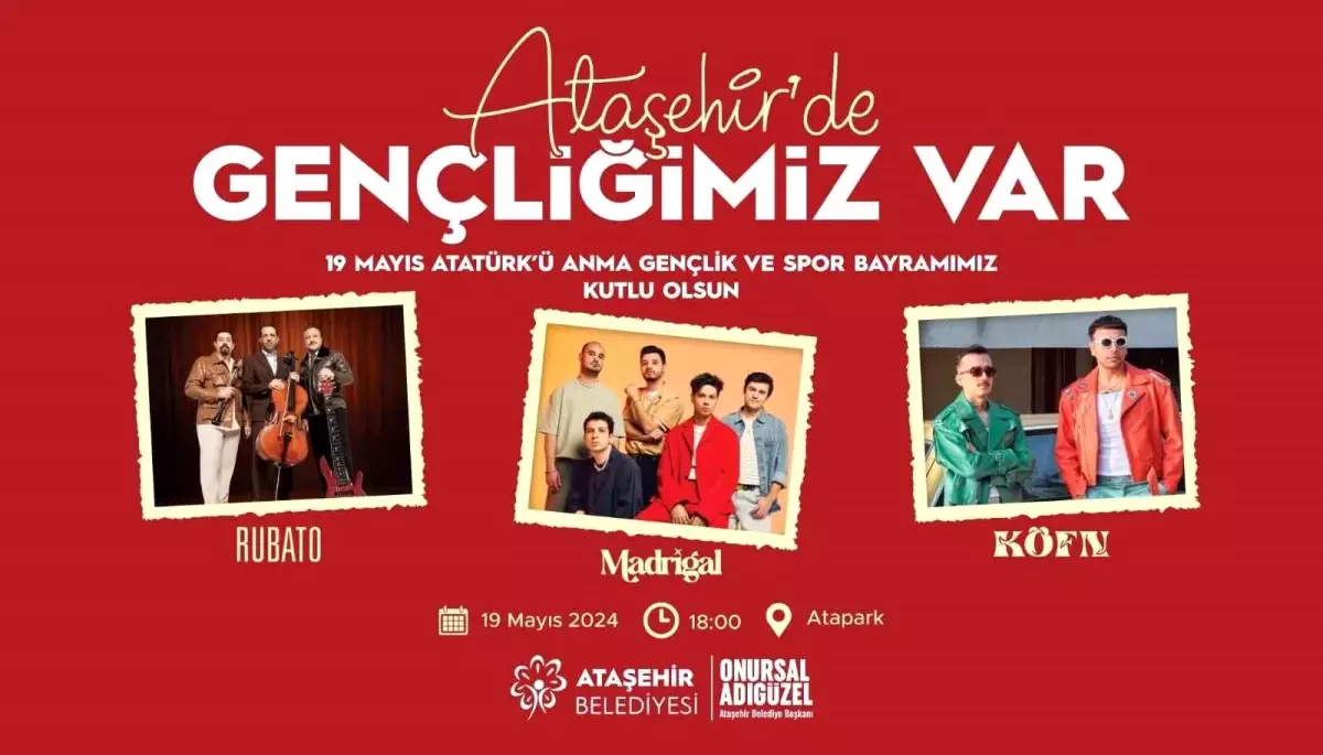 Ataşehir Belediyesi 19 Mayıs\'ı Konserler ve Spor Etkinlikleriyle Kutluyor