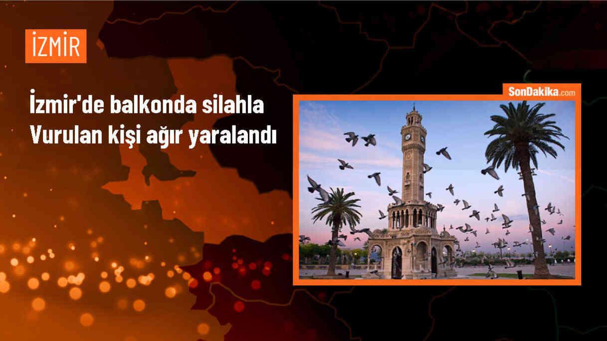 İzmir\'in Bayraklı ilçesinde silahlı saldırı: Bir kişi ağır yaralandı