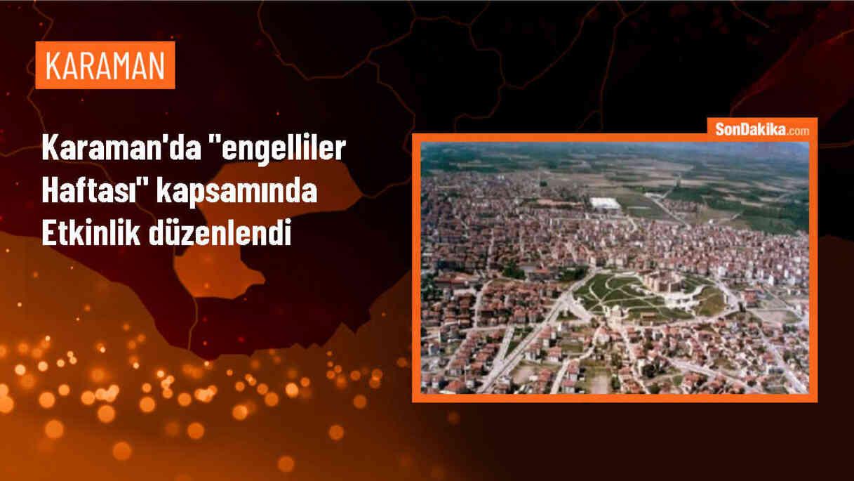 Ermenek\'te Engelliler Haftası Etkinliği Düzenlendi
