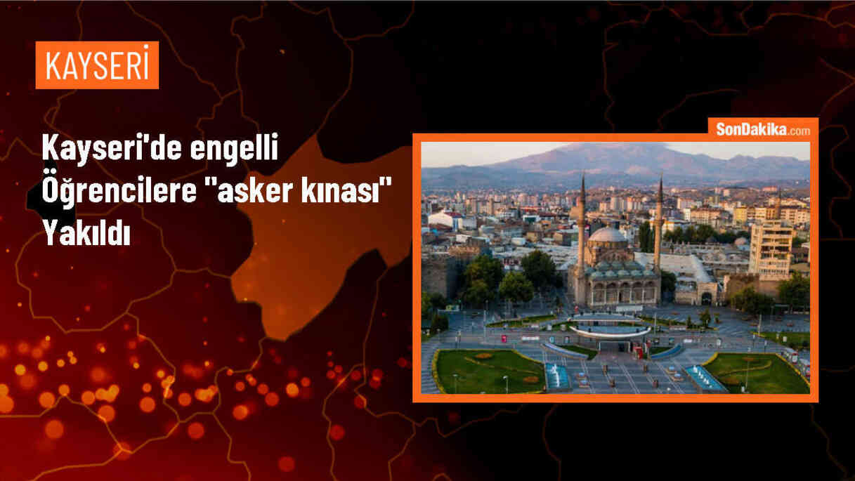 Kayseri\'de Engelli Öğrenciler İçin Asker Kınası Etkinliği Düzenlendi