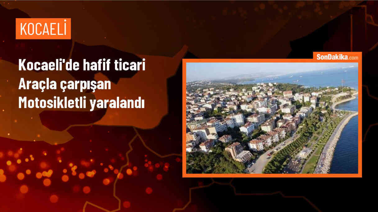 Gebze\'de Elektrikli Motosiklet Kaza Yaptı: Sürücü Yaralandı