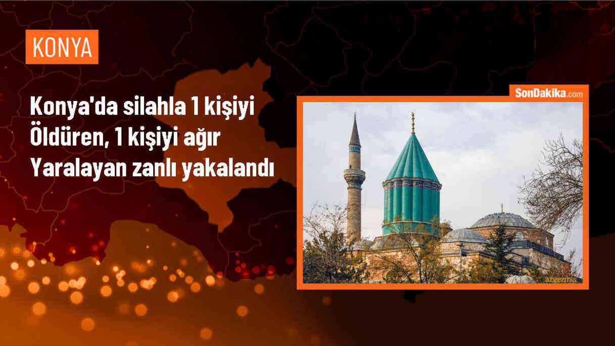 Konya\'da tüfekle bir kişi öldüren şüpheli gözaltına alındı