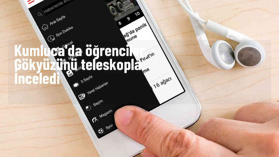 Kumluca\'da düzenlenen Ay gözlem etkinliği öğrencilere gökyüzü izletti