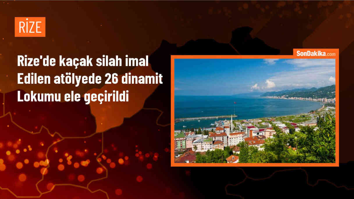 Rize\'de kaçak silah imal edilen atölyeye operasyon: 1 gözaltı