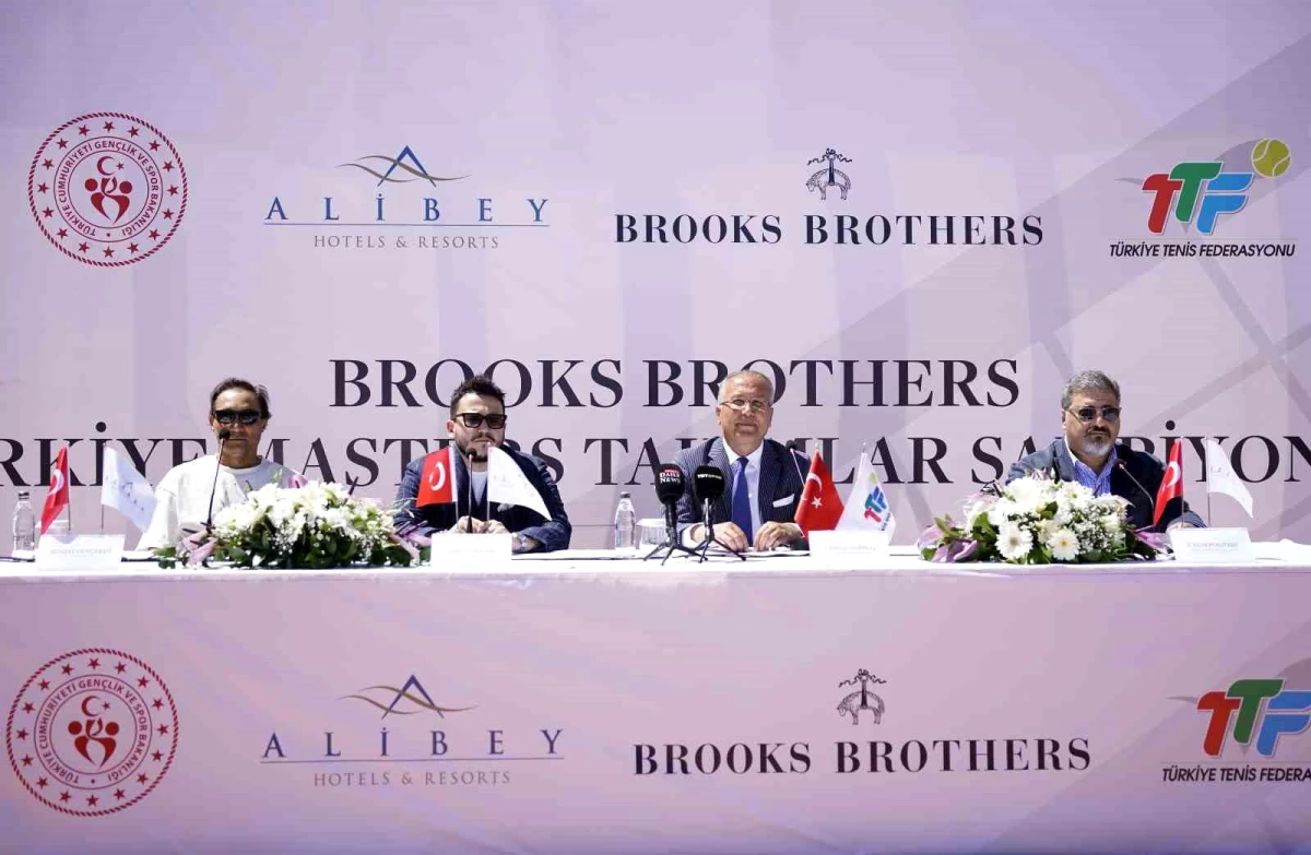 Türkiye\'nin en geniş katılımlı tenis organizasyonu Brooks Brothers Türkiye Masters Takımlar Şampiyonası basın toplantısı yapıldı