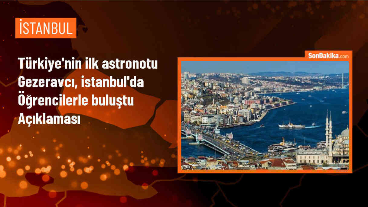 Türkiye\'nin ilk astronotu Alper Gezeravcı, gençlere uzay yolculuğunu anlattı