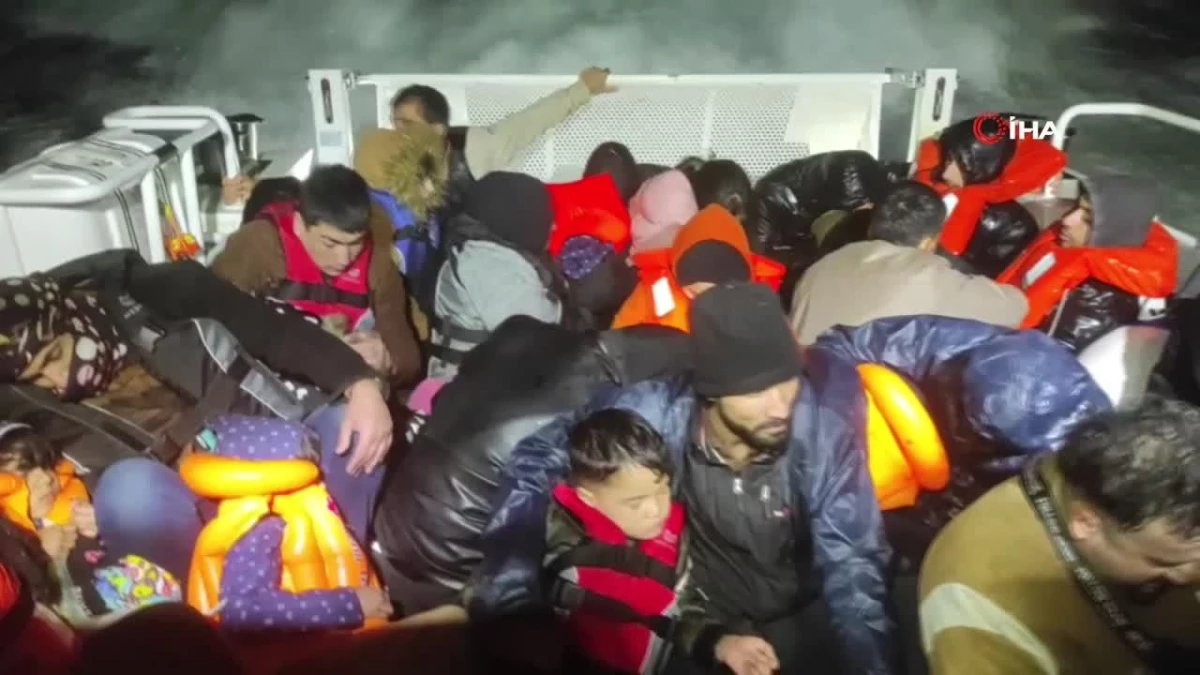 Yunan unsurları 11\'i çocuk 35 kaçak göçmeni ölüme terk etti