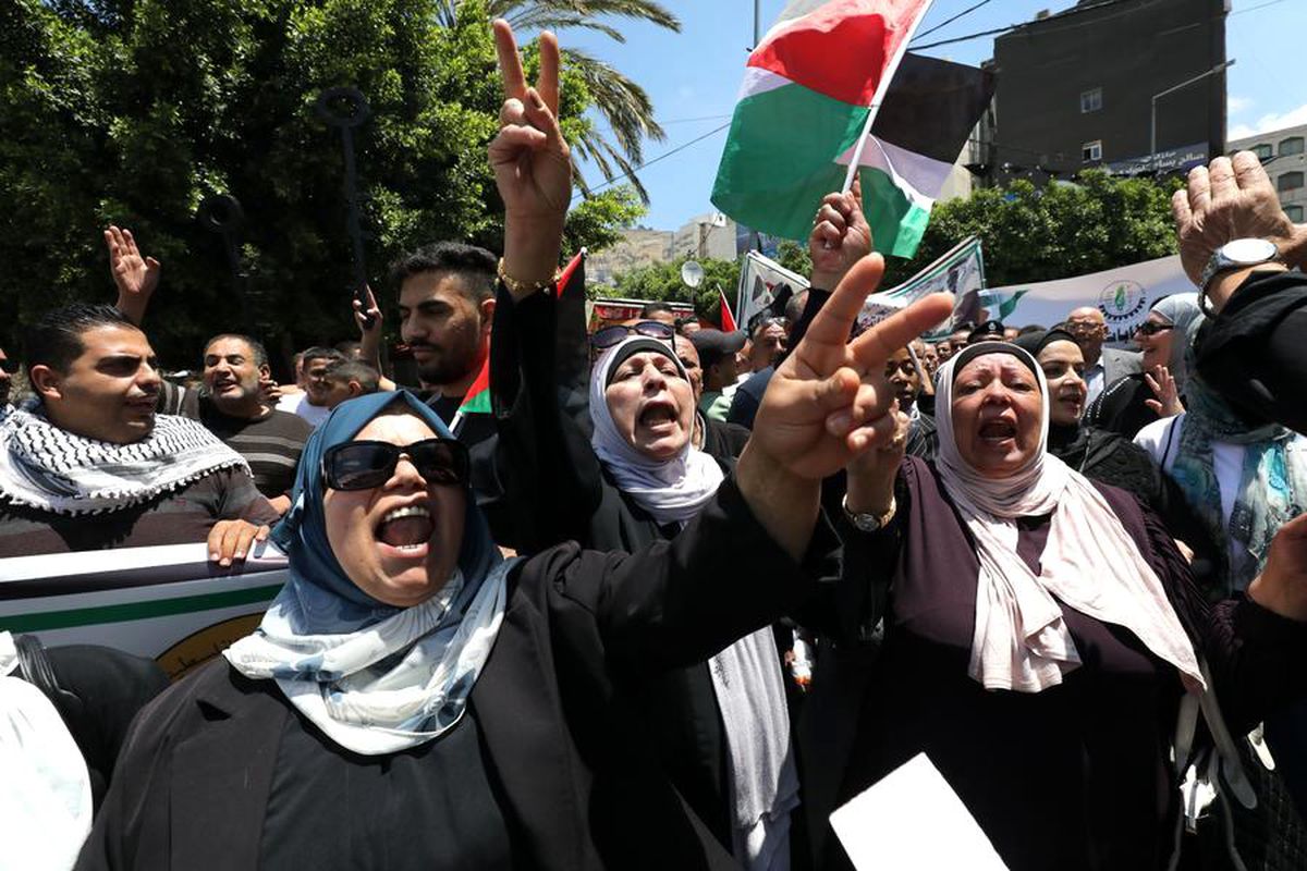 Filistinliler, Nakba\'nın 76. yıldönümünde protesto gösterileri düzenledi