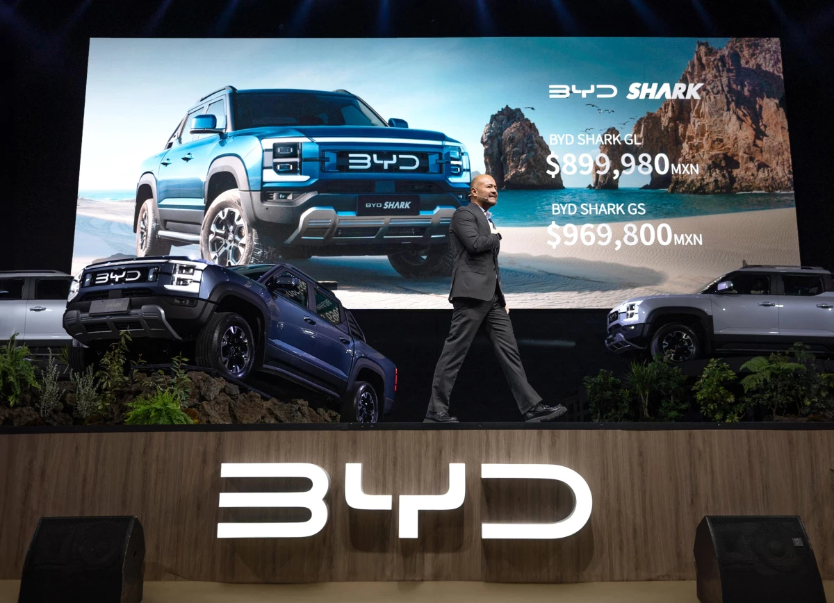 Çinli otomobil üreticisi BYD, Meksika\'da pick-up modeli SHARK\'ı tanıttı