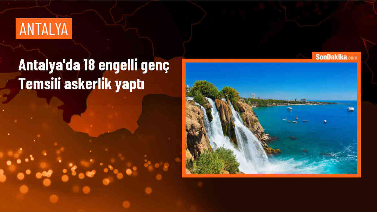 Antalya\'da Engelli Gençler Bir Gün Asker Oldu