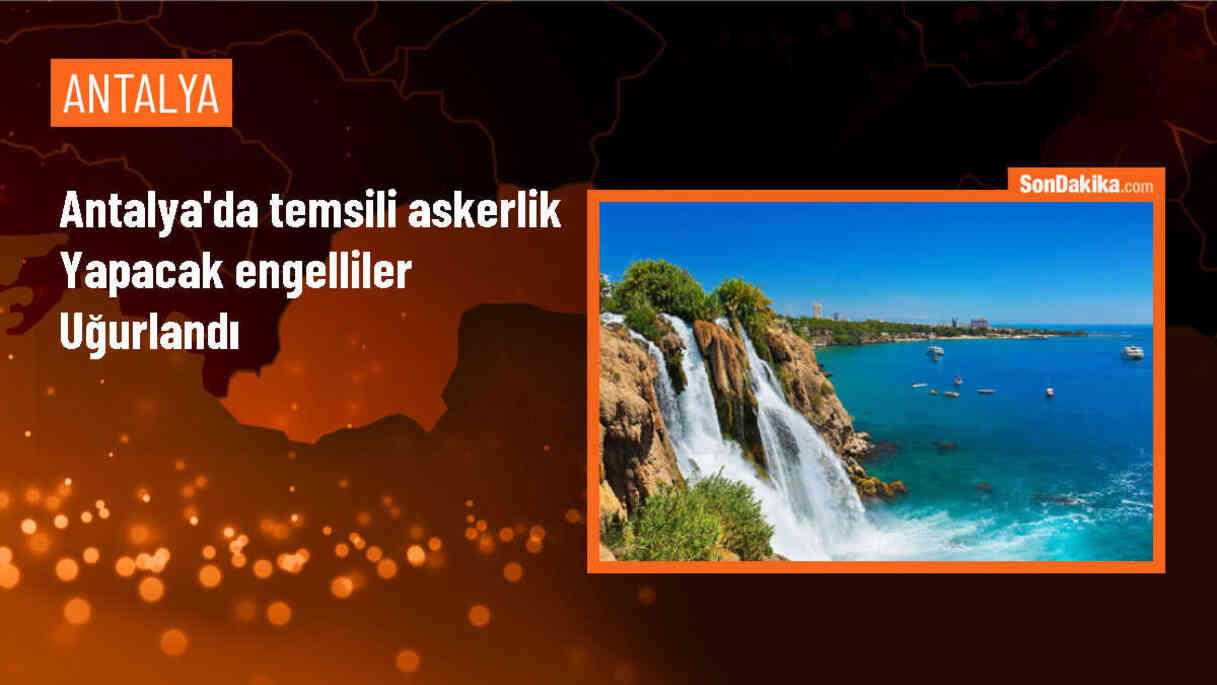 Antalya Büyükşehir Belediyesi Engelli Gençler İçin Asker Uğurlama Töreni Düzenledi