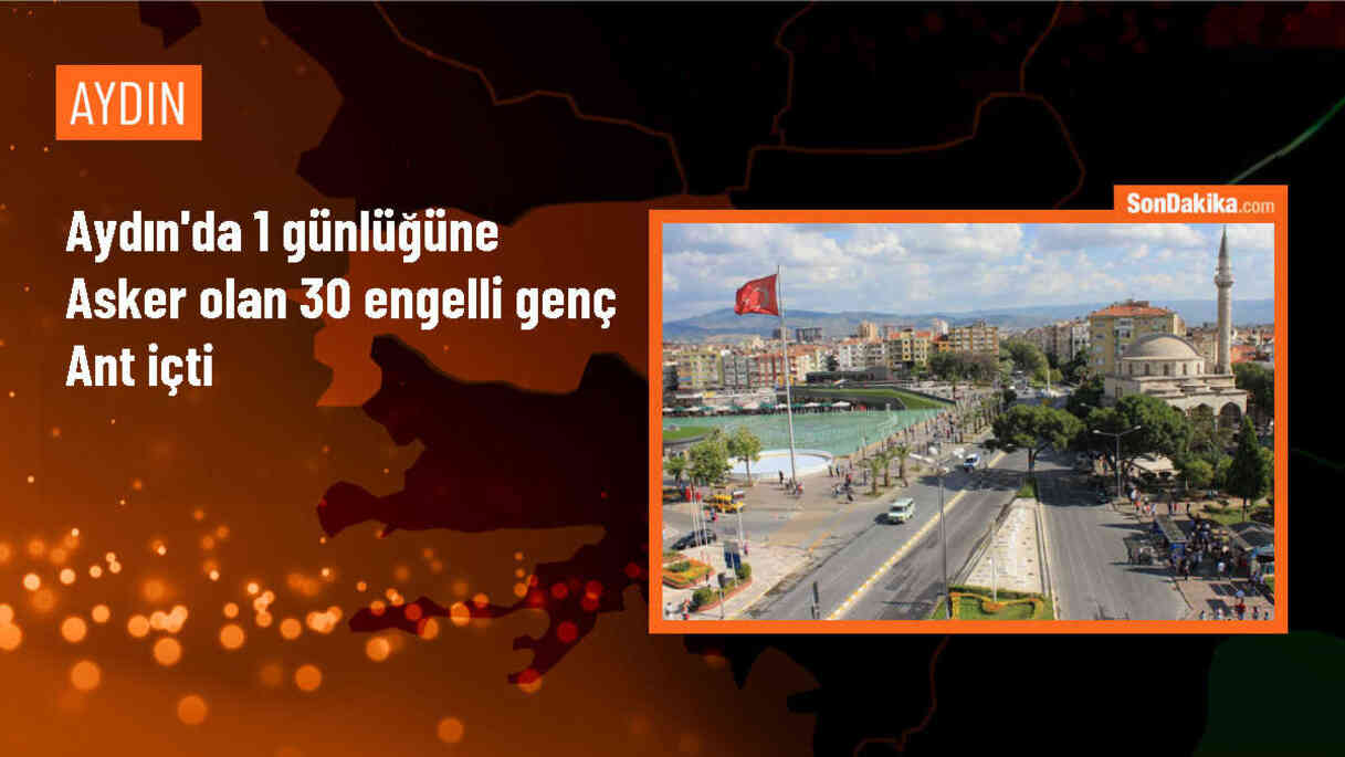 Aydın\'da Engelli Gençler 1 Günlük Askerlik Yaptı