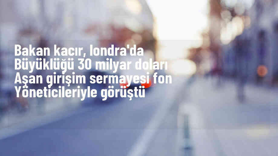 Sanayi ve Teknoloji Bakanı, uluslararası girişim sermayesi fon yöneticileriyle görüştü