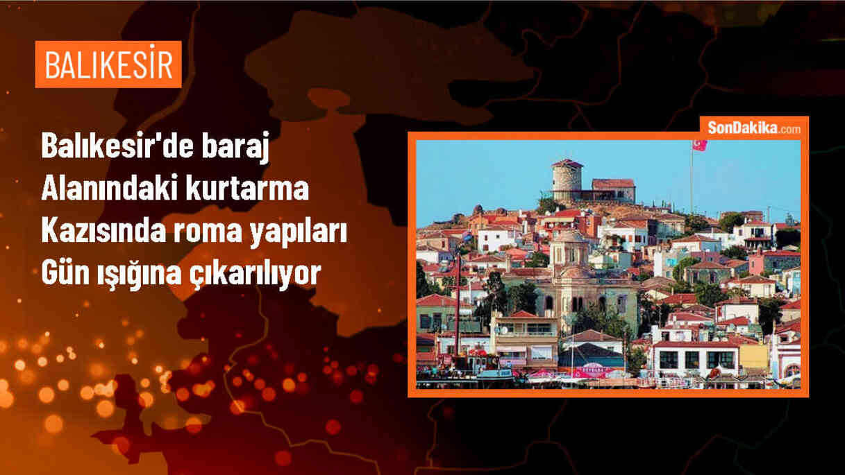 Balıkesir\'de Reşitköy Barajı inşaatında antik kent kalıntıları bulundu
