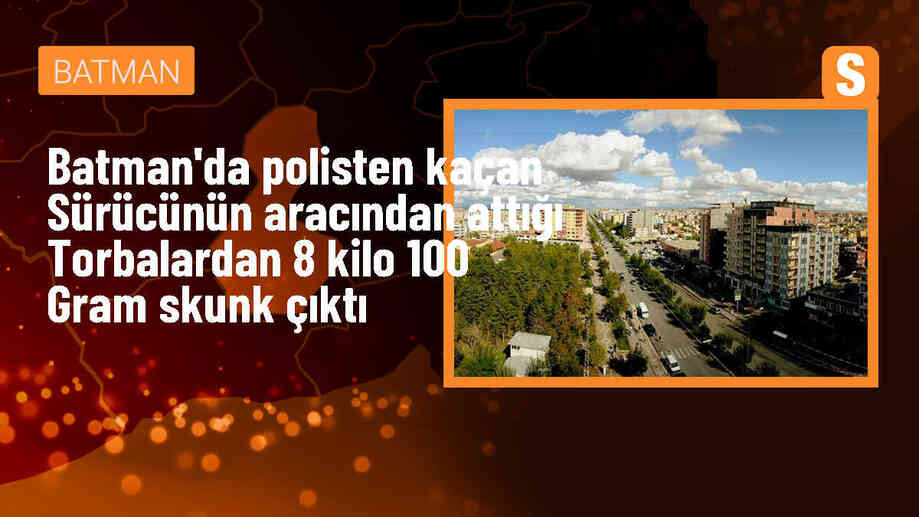 Batman\'da Polis Operasyonunda 8 Kilo Skunk Ele Geçirildi