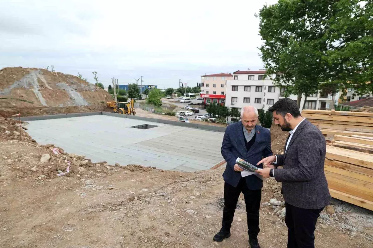 Gebze Belediyesi Güzide Beylikbağı Sosyal Tesislerinde Temel Atma Çalışmaları Başladı