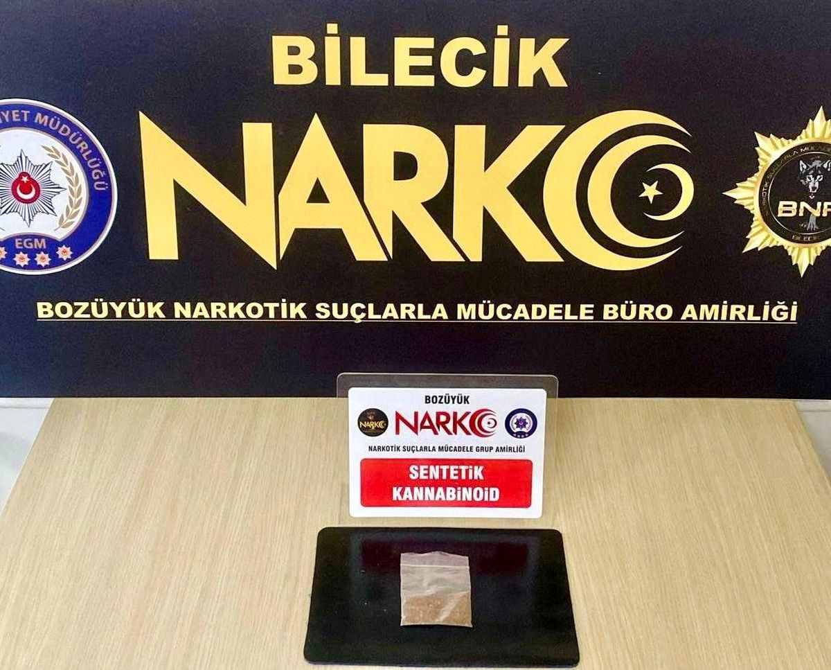 Bozüyük\'te uyuşturucu operasyonu: 1 şüpheli yakalandı