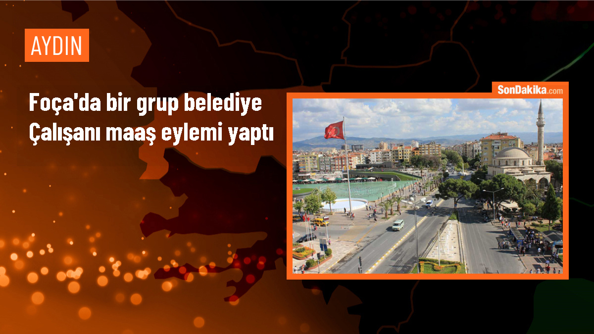 İzmir Foça Belediyesi İşçileri Maaşlarını Alamadıkları İçin Basın Açıklaması Yaptı