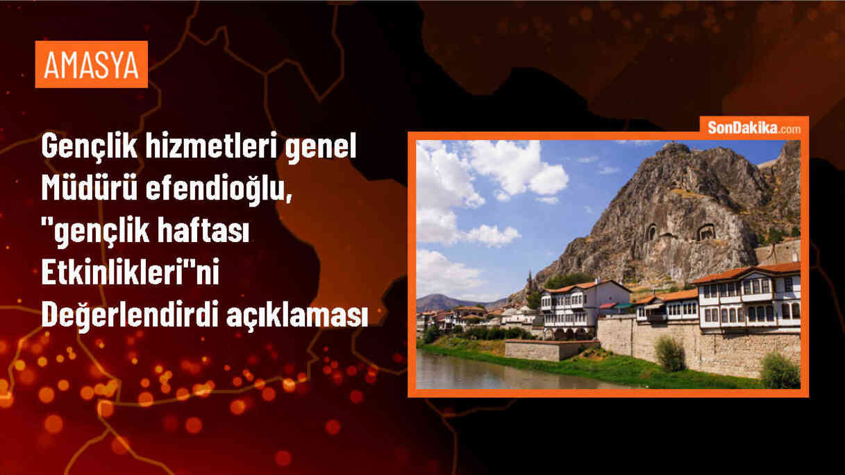 Gençlik Hizmetleri Genel Müdürü Efendioğlu, "Gençlik Haftası Etkinlikleri"ni değerlendirdi Açıklaması