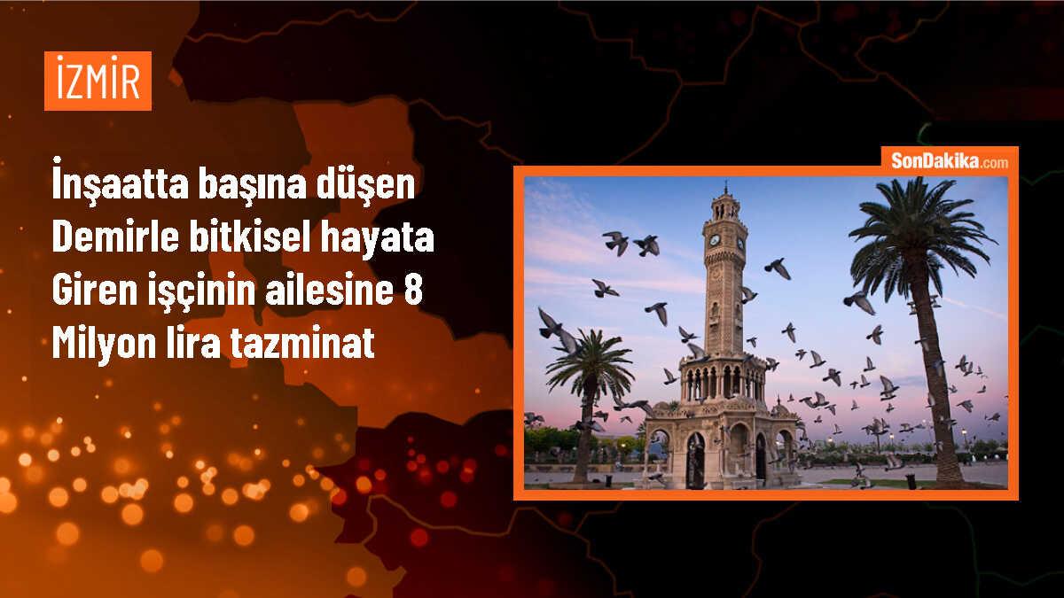 İzmir\'de İşçinin Başına Düşen Demir İle Bitkisel Hayata Girmesi Sonucu Ailesine 8 Milyon TL Tazminat Ödenecek