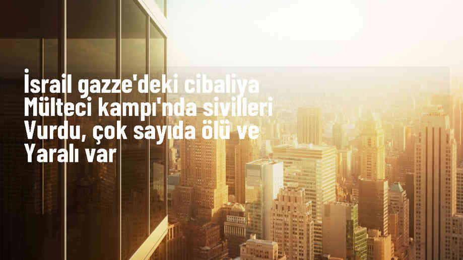 İsrail Savaş Uçakları Gazze\'deki Mülteci Kampını Vurdu: Çok Sayıda Ölü ve Yaralı Var