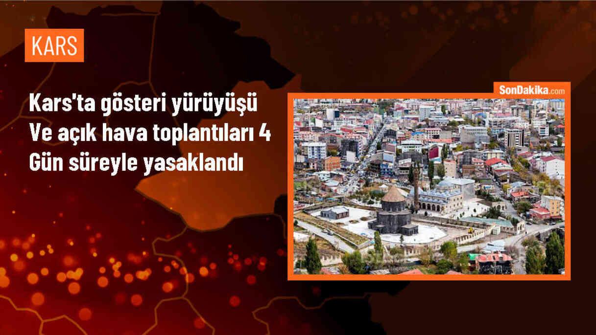 Kars\'ta Protesto Eylemleri 4 Gün Süreyle Yasaklandı