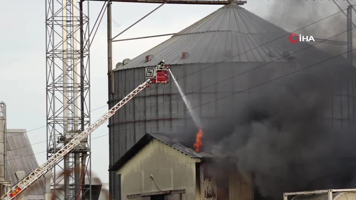 Kırklareli\'nde atık yağ fabrikasında yangın