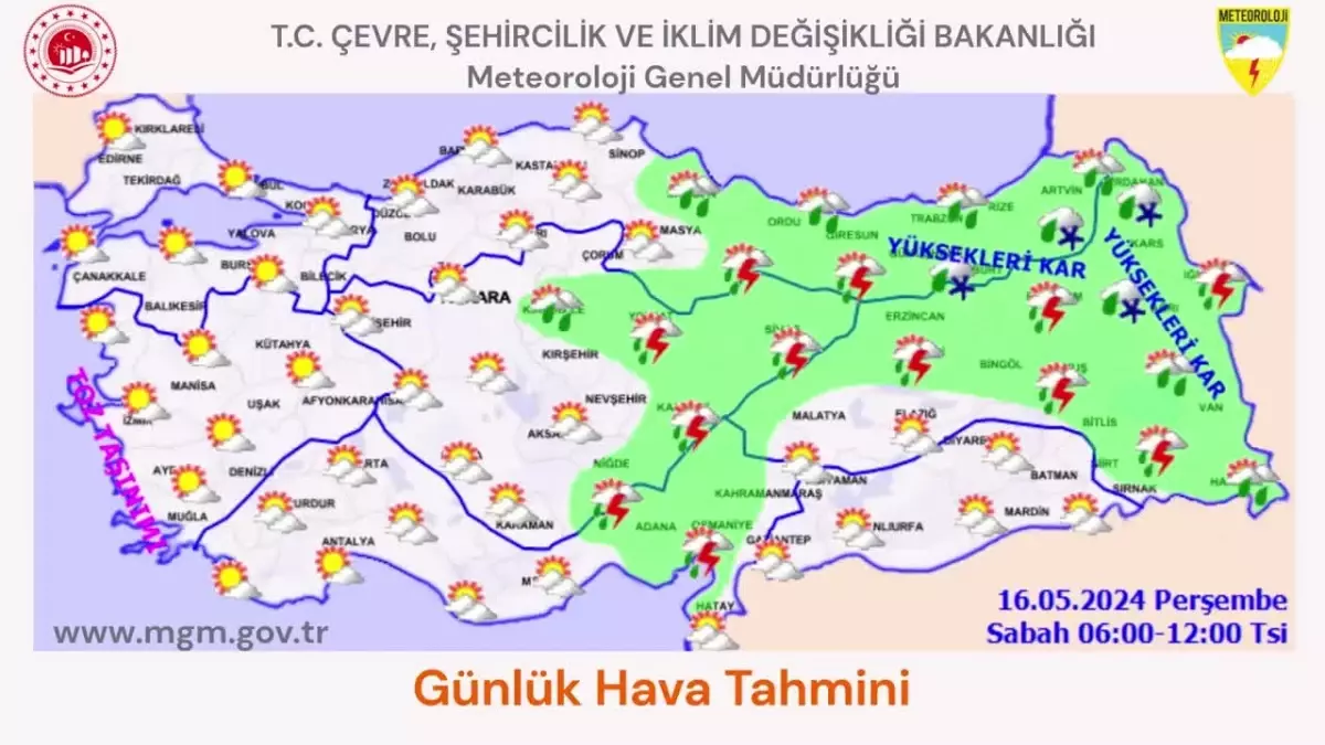 Meteorolojiden sağanak yağış ve kar erimesi uyarısı