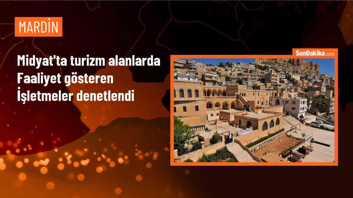 Mardin\'de Turizm Denetim Komisyonu, Midyat ilçesinde denetim yaptı