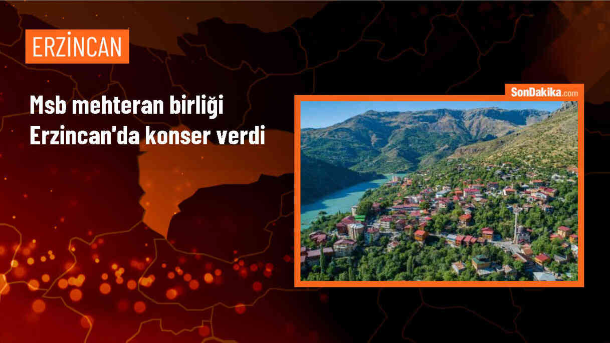 MSB Mehteran Birliği, Erzincan\'da konser verdi