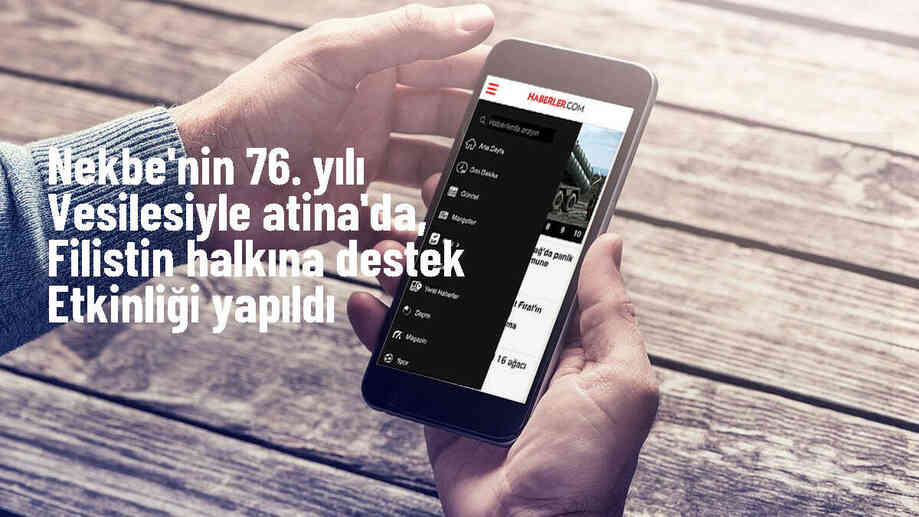 Atina\'da düzenlenen etkinlikte Filistin halkına destek çağrısı yapıldı