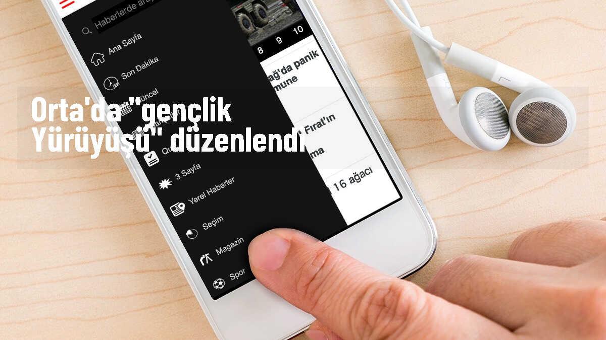 Orta\'da Gençlik Yürüyüşü düzenlendi