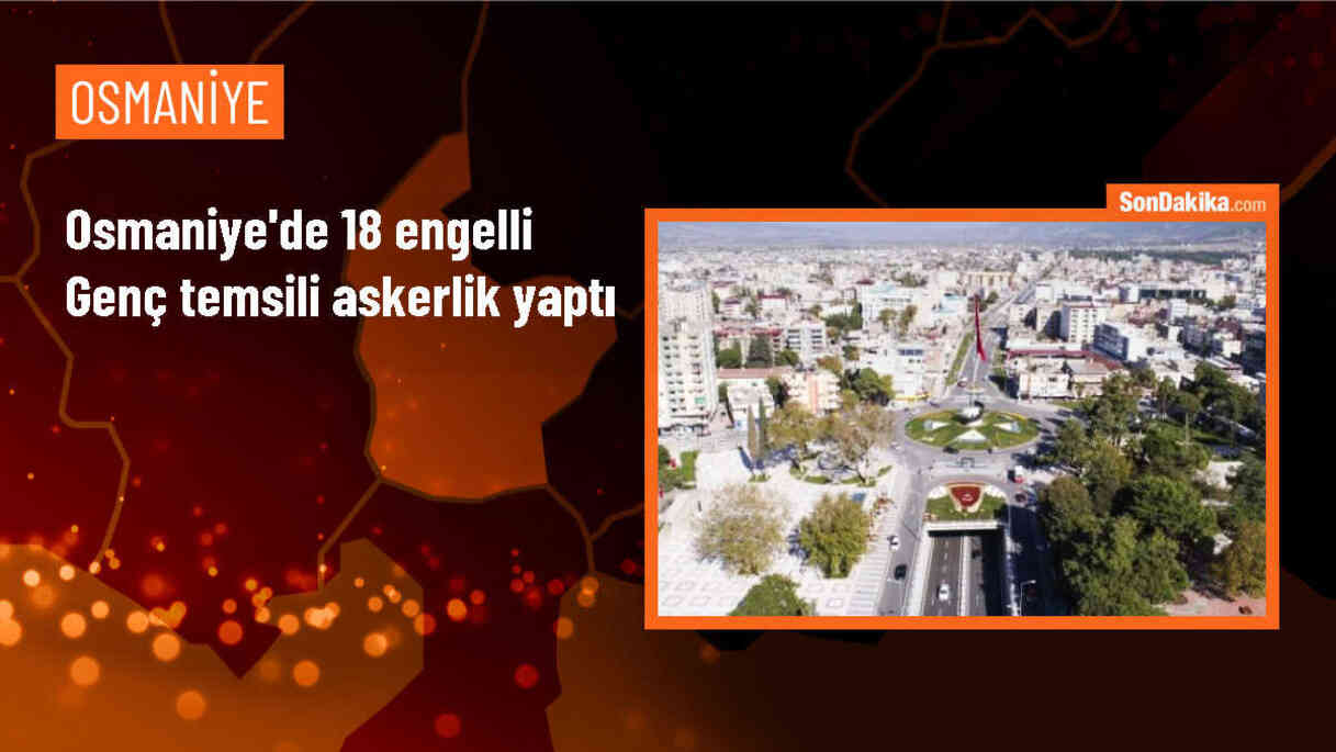Osmaniye\'de Engelliler Haftası kapsamında engelli gençler bir günlüğüne asker oldu