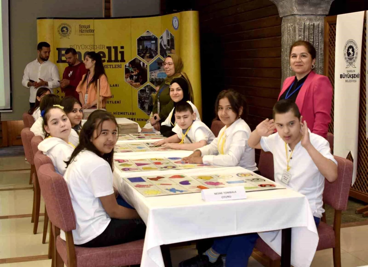 Samsun Büyükşehir Belediyesi Engelli Hizmetleri Birimi, özel çocukları eğlendirdi
