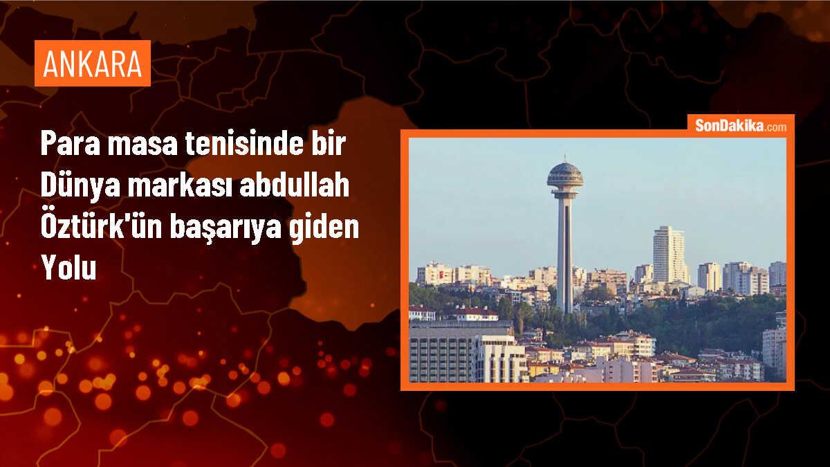 Engelli Masa Tenisçi Abdullah Öztürk, Kariyerinde Engellilere Örnek Oluyor