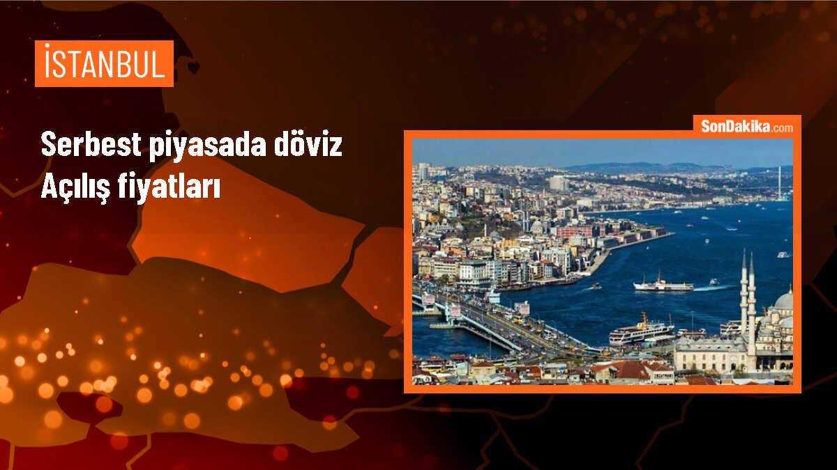 İstanbul serbest piyasada dolar 32,1560 liradan, avro 34,9880 liradan güne başladı