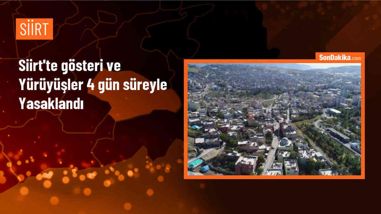 Siirt\'te Oturma Eylemi ve Yürüyüşler 4 Gün Yasaklandı