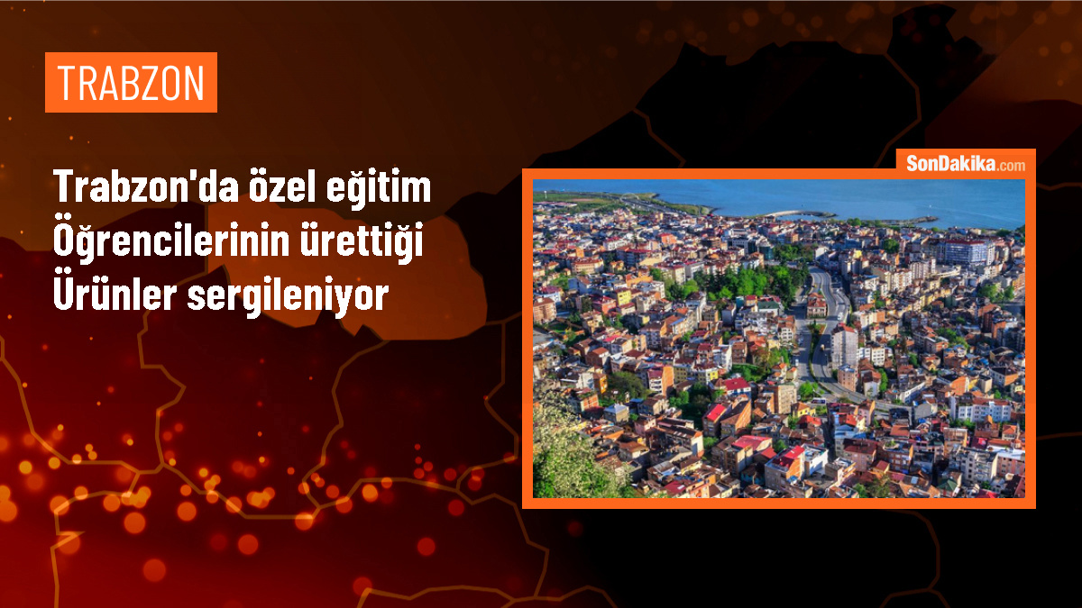 Trabzon\'da Özel Eğitim Okulu Öğrencilerinin Ürünlerini Sergisi