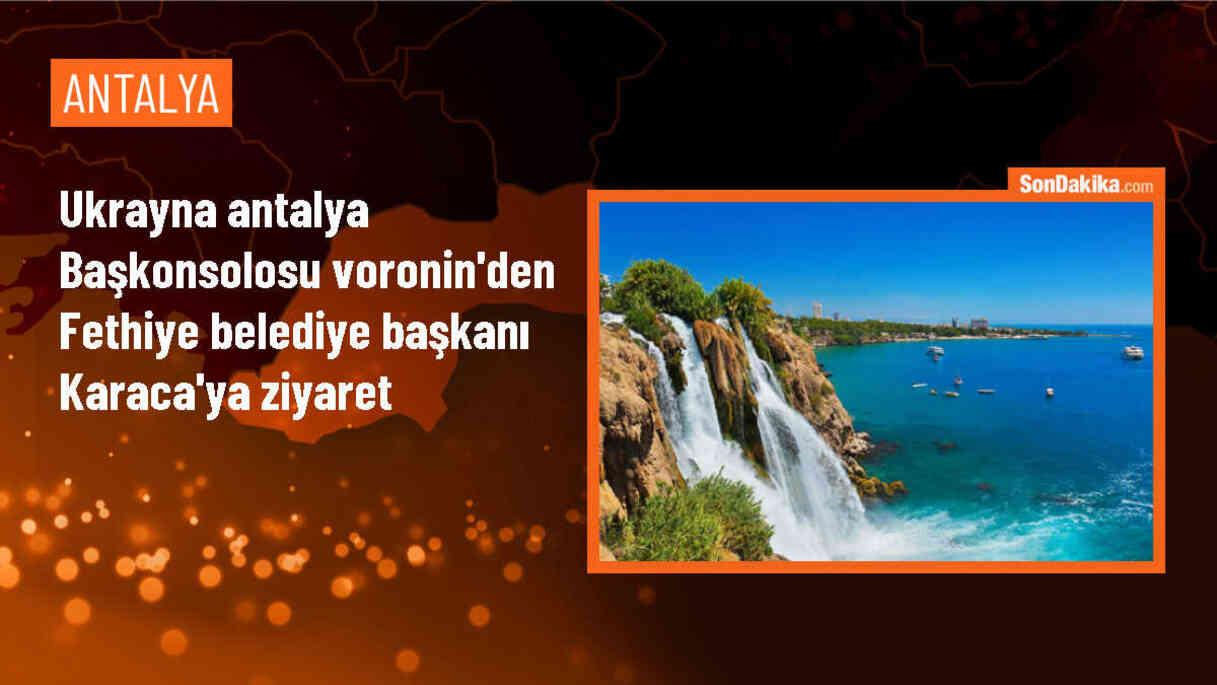 Ukrayna Antalya Başkonsolosu Fethiye Belediye Başkanı\'nı ziyaret etti