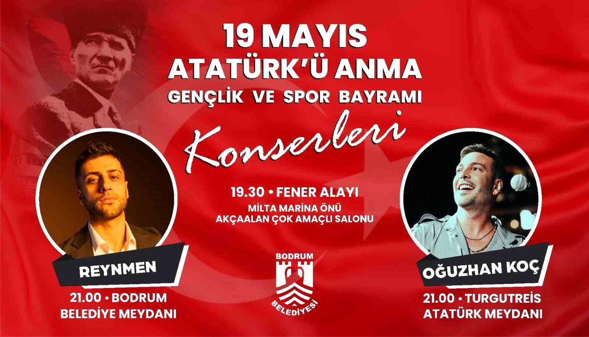 Atatürk\'ün Samsun\'a çıkışının 105. yılı Bodrum\'da kutlanacak